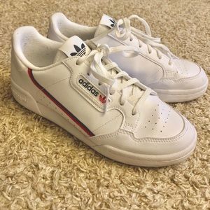 Kids size 6 Continental 80 Adidas white Sneaker